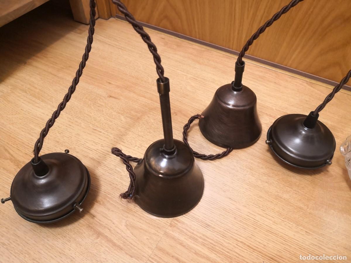Antig&uuml;edades: L&Aacute;MPARAS COLGANTES VINTAGE - Foto 8