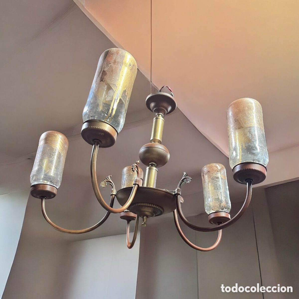 Antig&uuml;edades: L&aacute;mpara a&ntilde;os 60 renovada - Foto 3