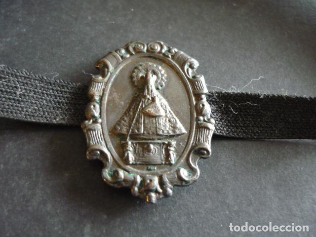 Antig&uuml;edades: MEDALLA VIRGEN EN CINTA - Foto 2