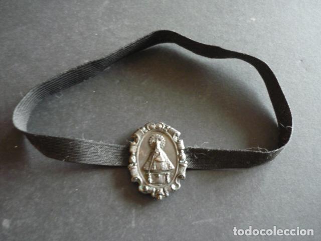 Antig&uuml;edades: MEDALLA VIRGEN EN CINTA - Foto 1