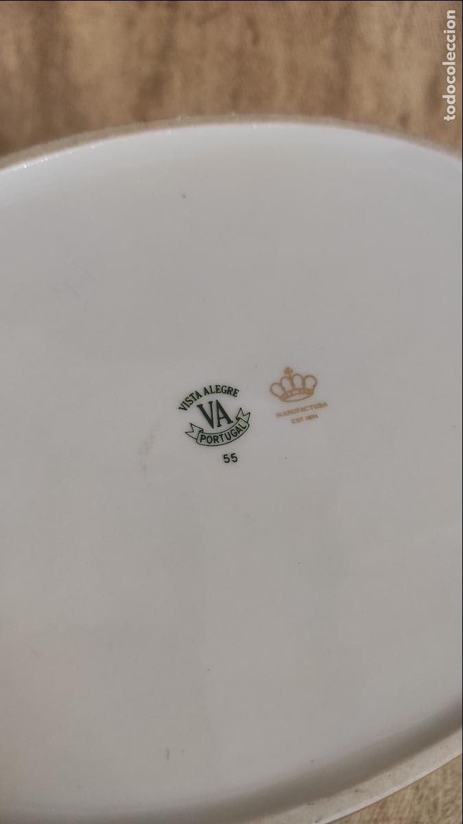 Antig&uuml;edades: centro de porcelana con marcas - Foto 4