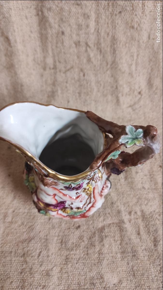 Antig&uuml;edades: jarra de porcelana con marca - Foto 3