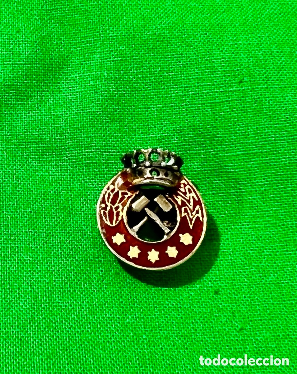 Antig&uuml;edades: ANTIGUA INSIGNIA EN PLATA Y ESMALTE - Foto 3