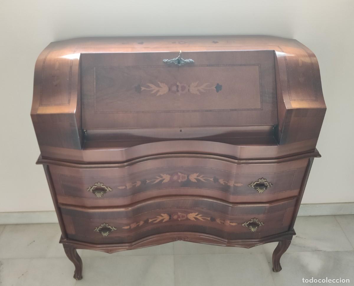Antig&uuml;edades: Escritorio Bur&oacute;/Bureau de madera natural - Foto 1