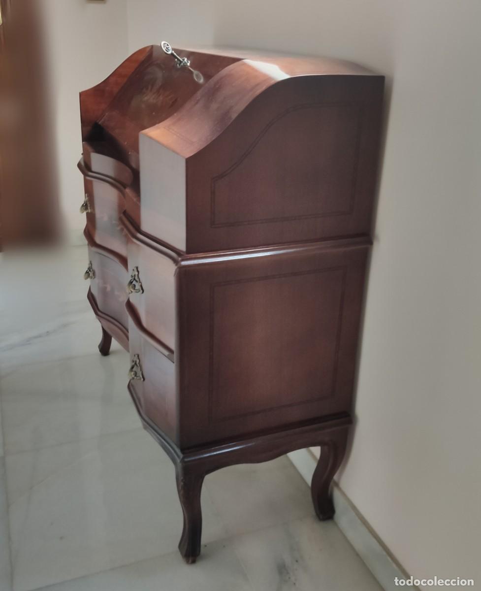 Antig&uuml;edades: Escritorio Bur&oacute;/Bureau de madera natural - Foto 2