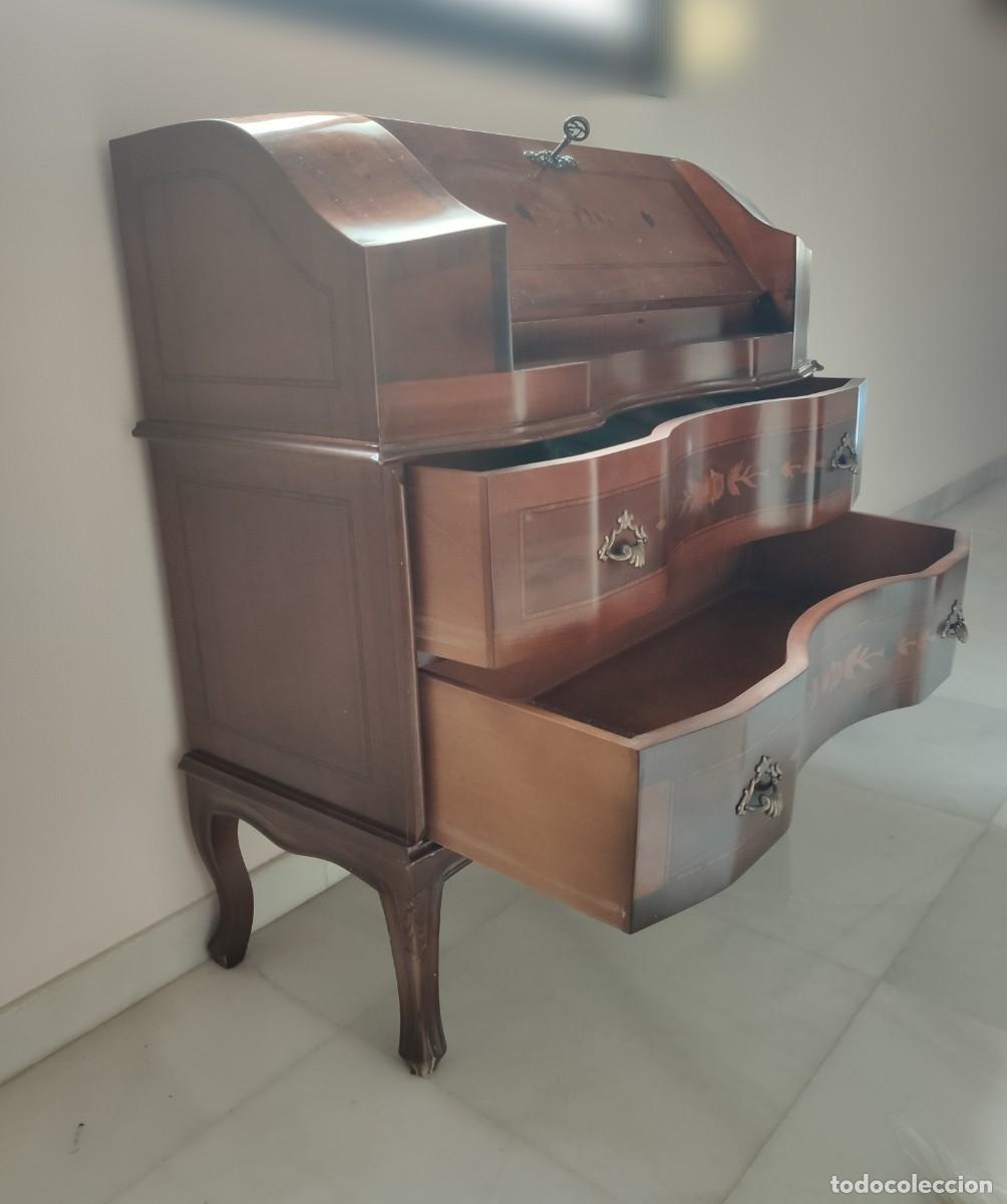 Antig&uuml;edades: Escritorio Bur&oacute;/Bureau de madera natural - Foto 3
