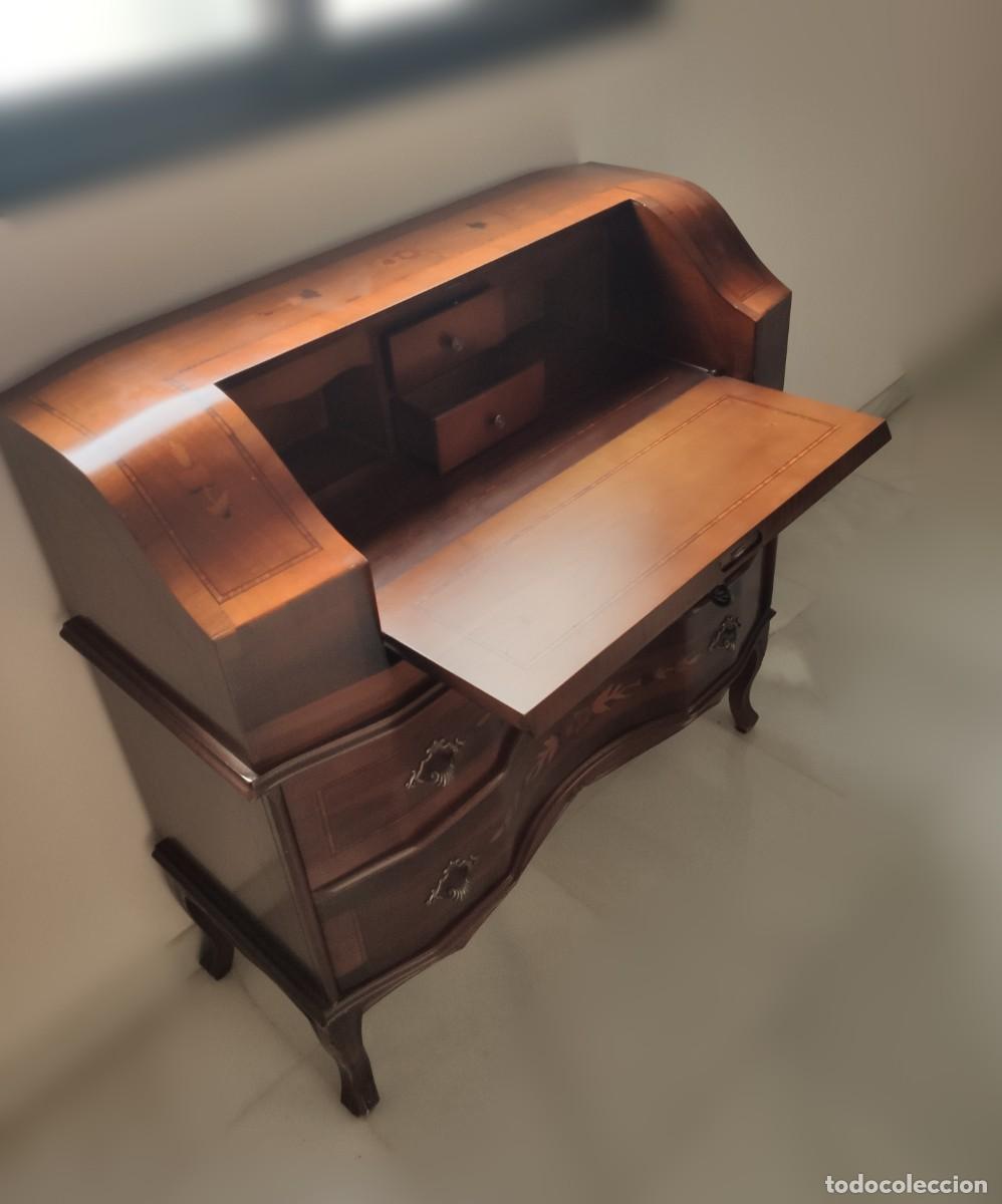 Antig&uuml;edades: Escritorio Bur&oacute;/Bureau de madera natural - Foto 4