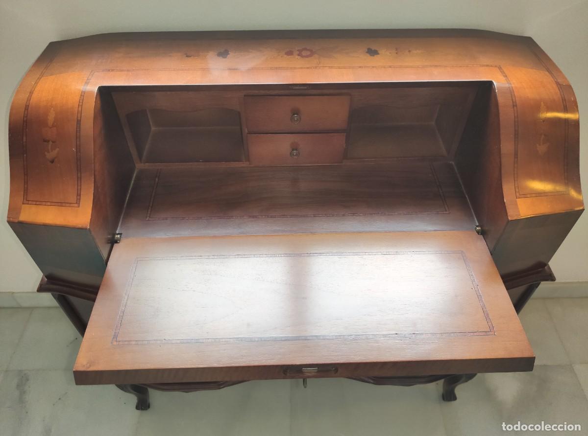 Antig&uuml;edades: Escritorio Bur&oacute;/Bureau de madera natural - Foto 10