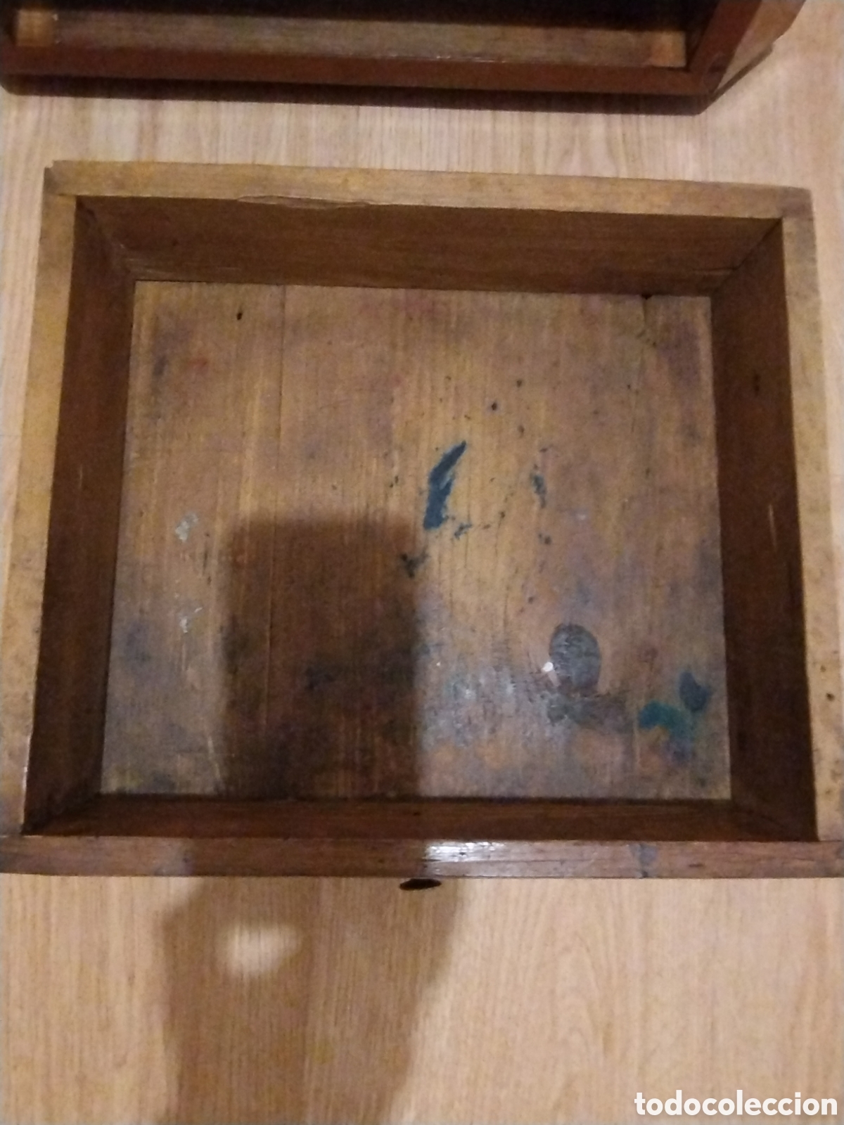 Antig&uuml;edades: Espejo tocador madera tipo caoba - Foto 3