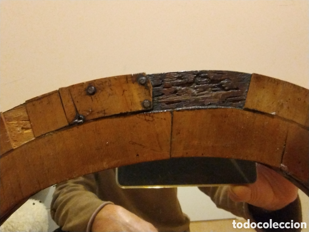 Antig&uuml;edades: Espejo tocador madera tipo caoba - Foto 10