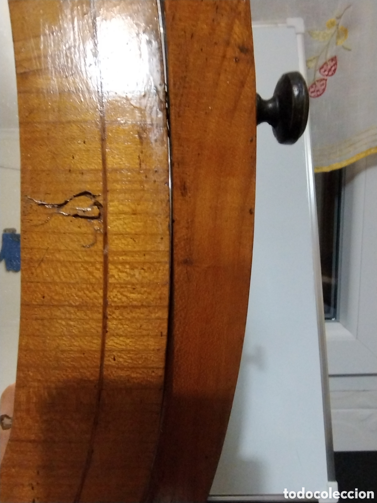 Antig&uuml;edades: Espejo tocador madera tipo caoba - Foto 11