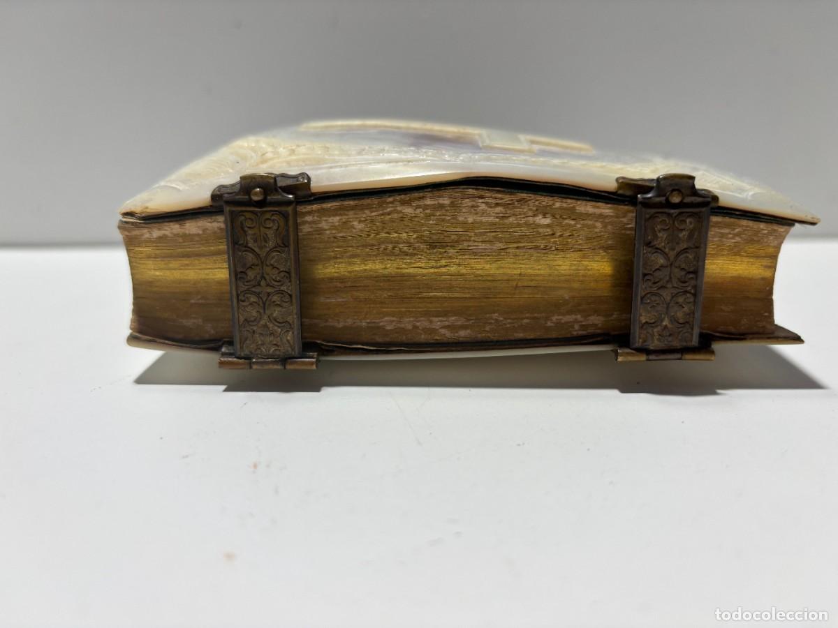 Antig&uuml;edades: LIBRO DEVOCIONARIO NACAR 1868 CON IMAGENES - Foto 4