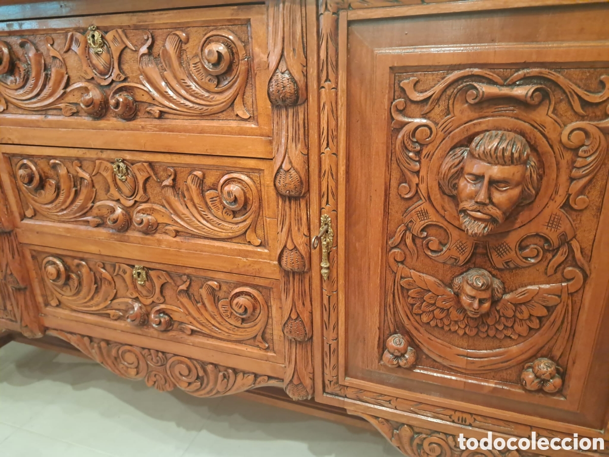 Antig&uuml;edades: Comedor completo madera noble - Foto 4