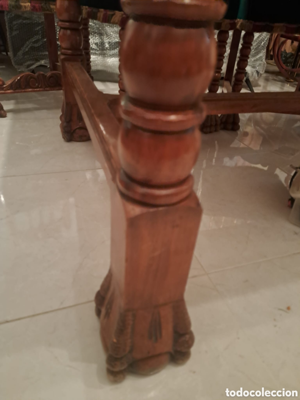 Antig&uuml;edades: Comedor completo madera noble - Foto 5