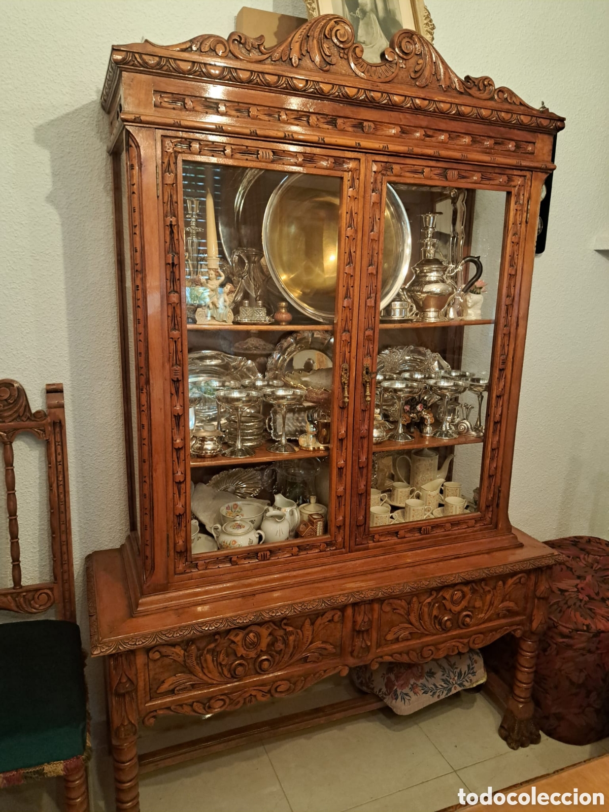 Antig&uuml;edades: Comedor completo madera noble - Foto 1