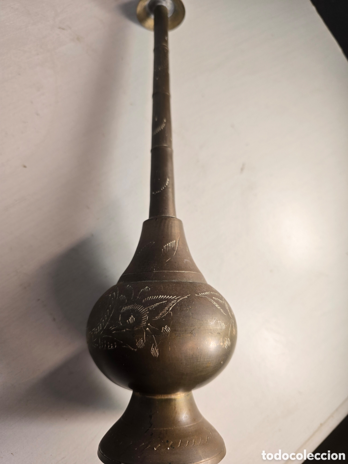 Antig&uuml;edades: Antiguo Perfumero De Metal - Foto 4