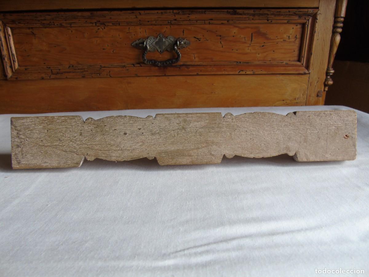 Antig&uuml;edades: PEQUE&Ntilde;O PERCHERO R&Uacute;STICO DE MADERA, 3 PERCHAS. - Foto 7