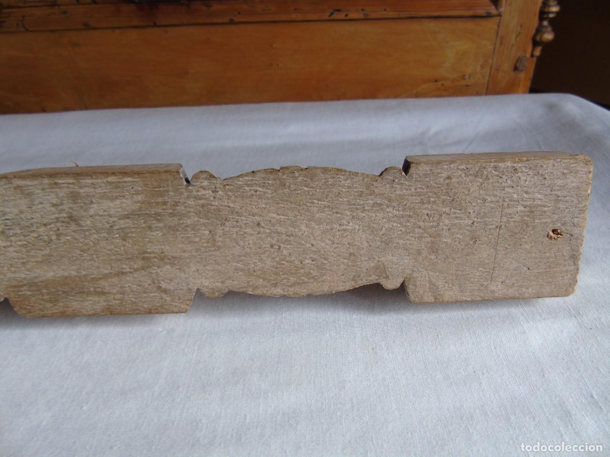 Antig&uuml;edades: PEQUE&Ntilde;O PERCHERO R&Uacute;STICO DE MADERA, 3 PERCHAS. - Foto 9