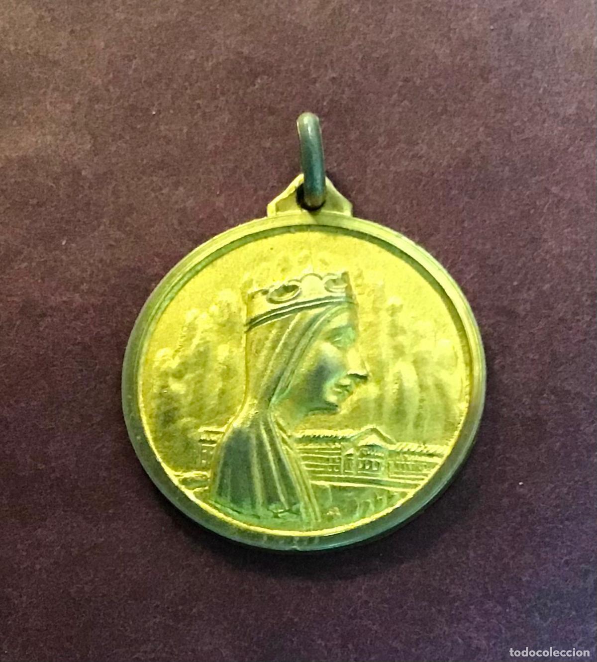 Antig&uuml;edades: MEDALLA DE MONTSERRAT, DORADA - Foto 1