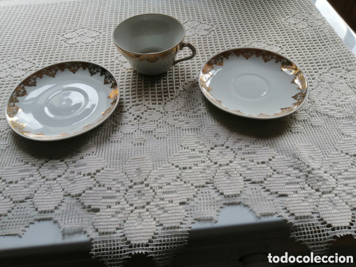 Antig&uuml;edades: DOS PLATOS Y TAZ&Oacute;N DE SANTA CLARA - Foto 1