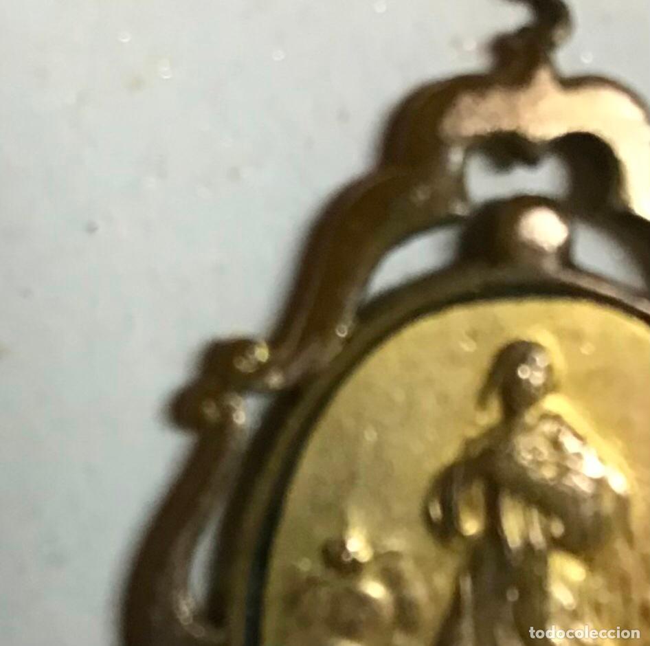 Antig&uuml;edades: VIRGEN DE LA ASUNCI&Oacute;N, MEDALLA CHAPADA - Foto 3