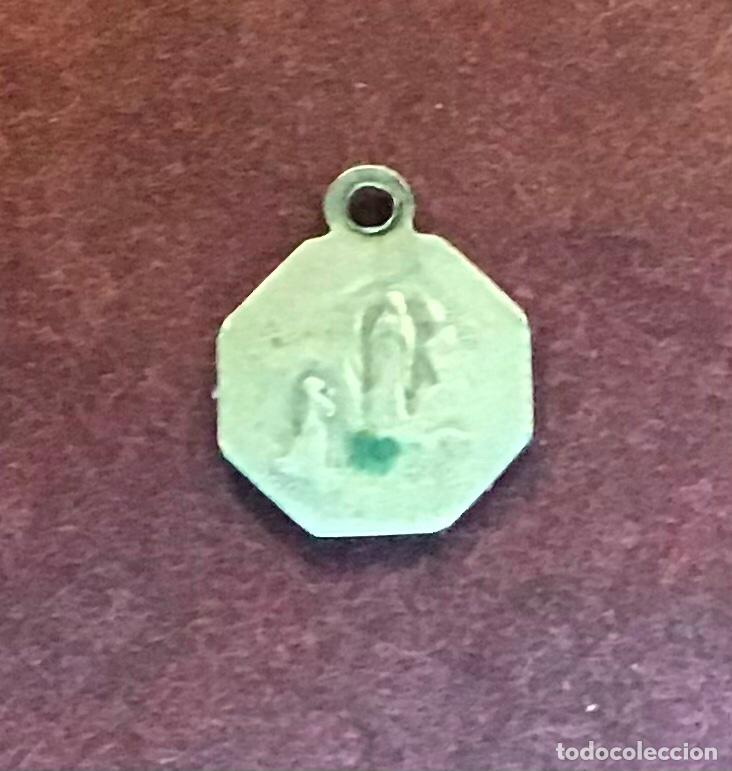 Antig&uuml;edades: MEDALLA DE LURDES, PLATA - Foto 2