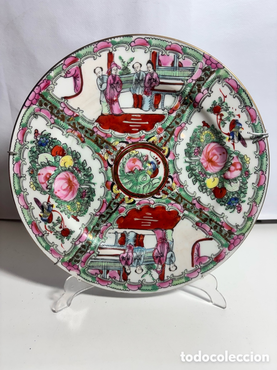 Antig&uuml;edades: Plato de porcelana Chino - Foto 1