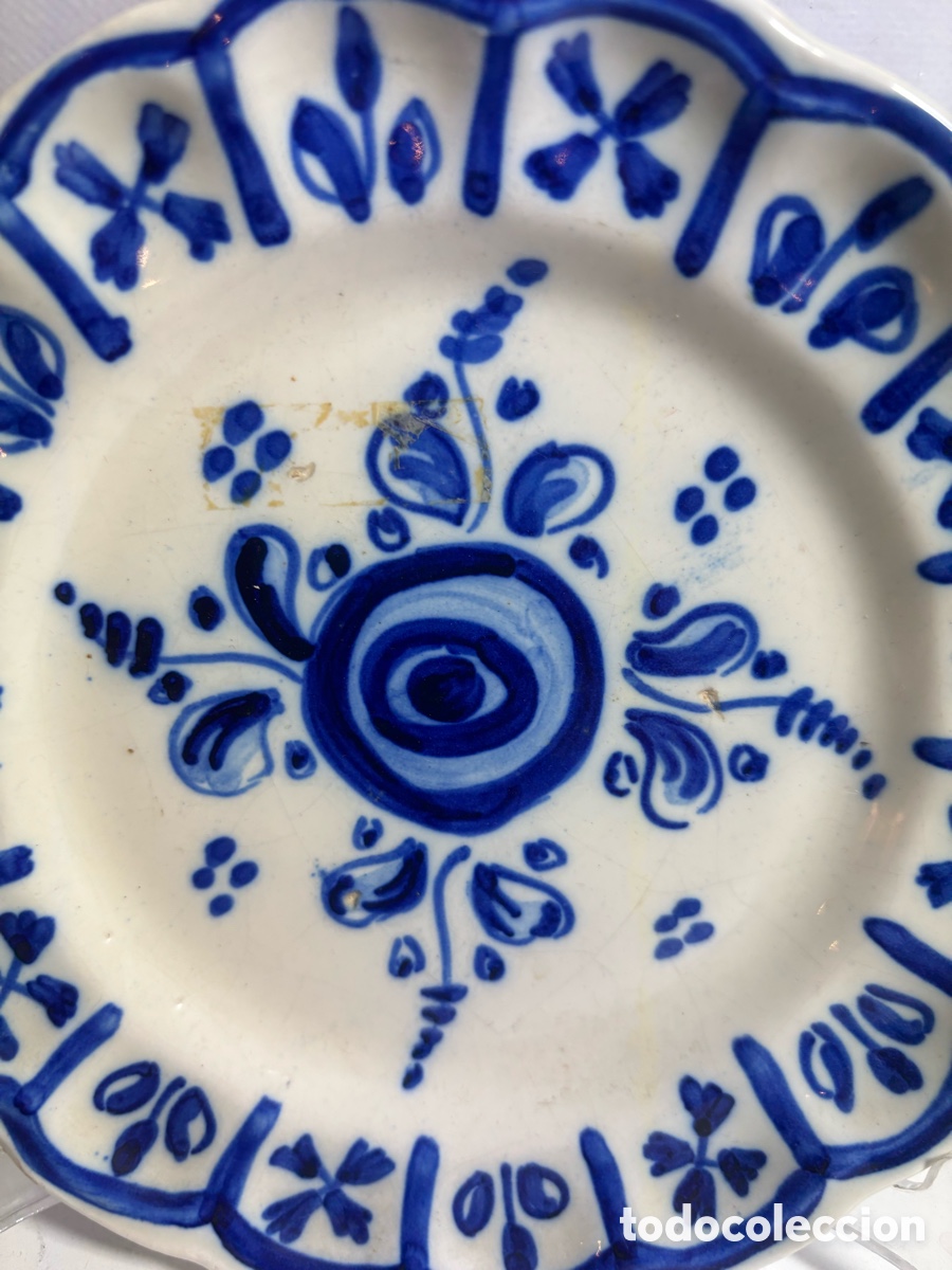 Antig&uuml;edades: Plato de cer&aacute;mica, decorado Esco - Foto 2