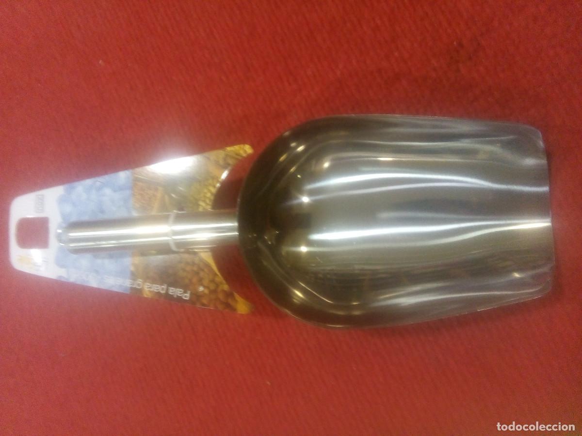 Antig&uuml;edades: PALA COGEDOR ACERO INOXIDABLE - Foto 1
