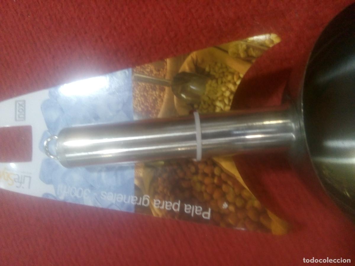 Antig&uuml;edades: PALA COGEDOR ACERO INOXIDABLE - Foto 2
