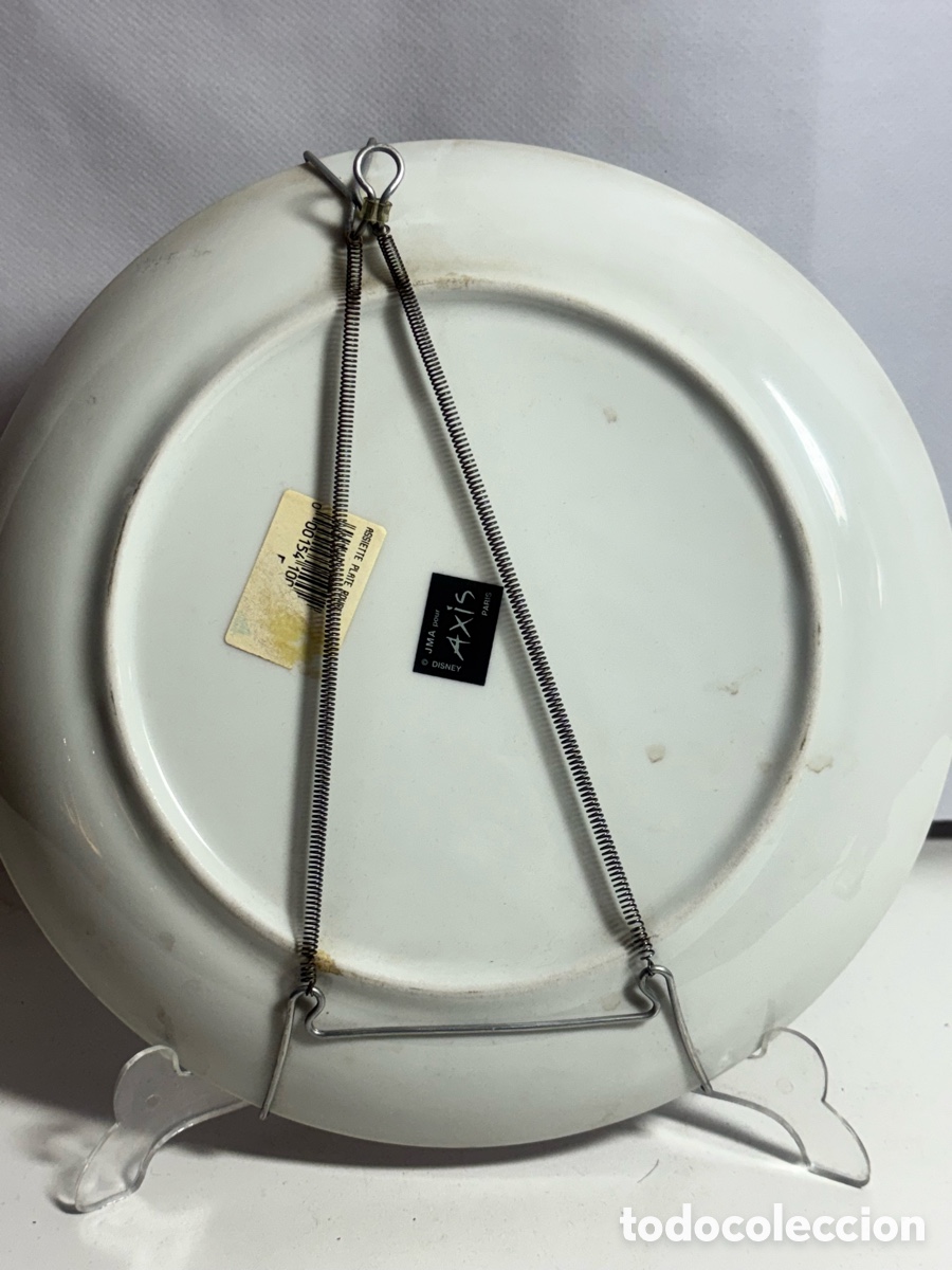 Antig&uuml;edades: Plato de porcelana, decorado con Mickey - Foto 3