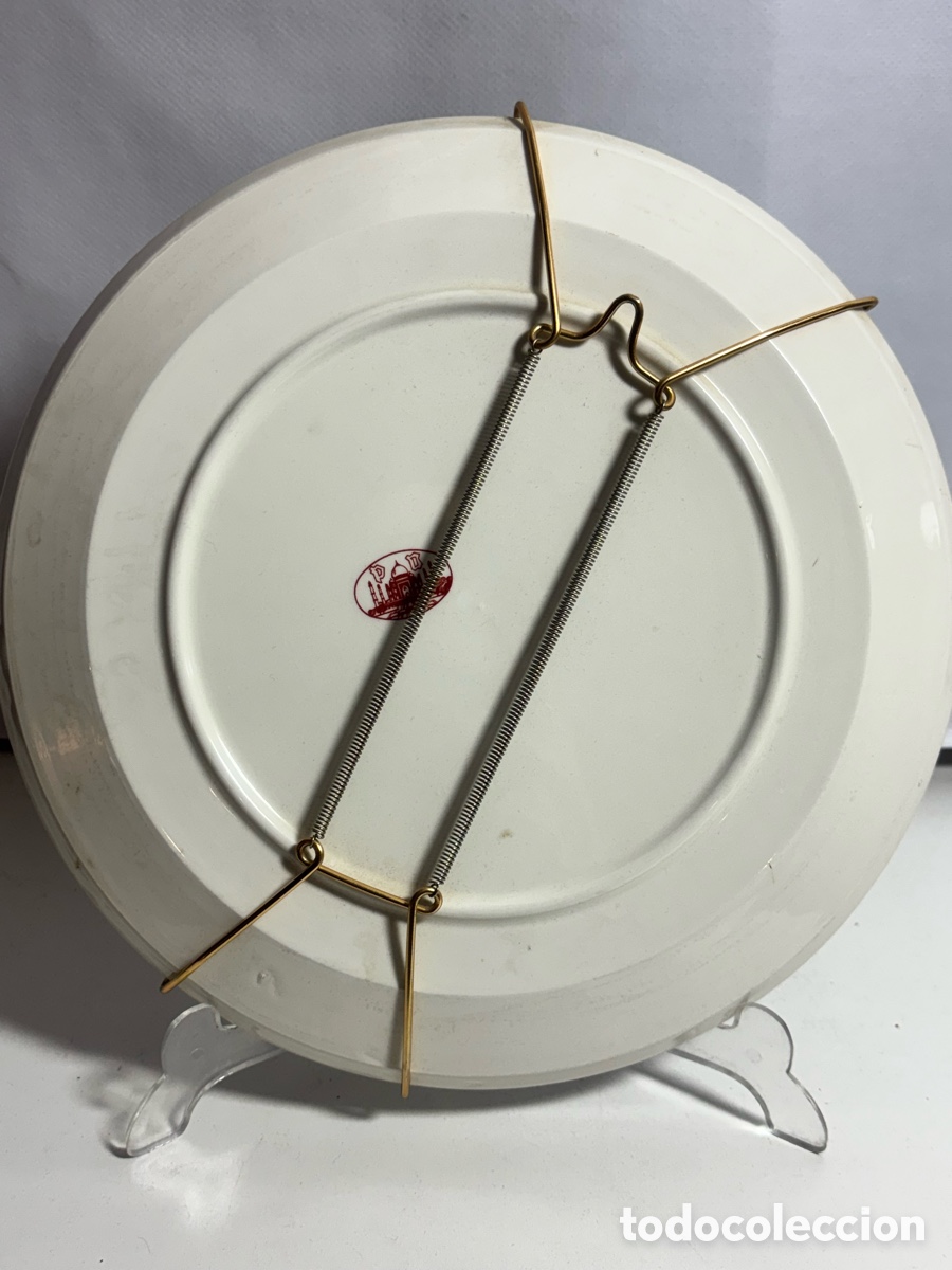 Antig&uuml;edades: Plato de porcelana recuerdo de Menorca - Foto 3