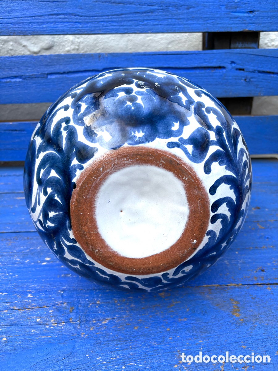 Antig&uuml;edades: JARRA GRANADINA PINTADA A MANO. - Foto 4