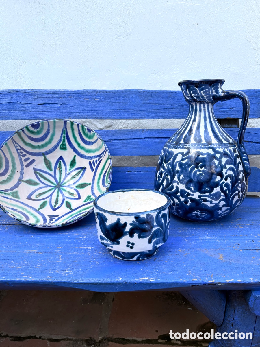 Antig&uuml;edades: JARRA GRANADINA PINTADA A MANO. - Foto 5