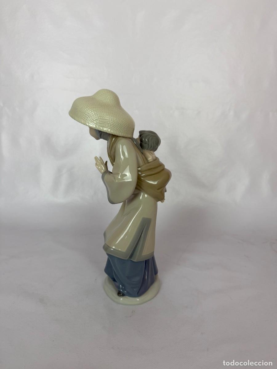 Antig&uuml;edades: LLADRO CHINA CON NI&Ntilde;A EN LA ESPALDA - Foto 4