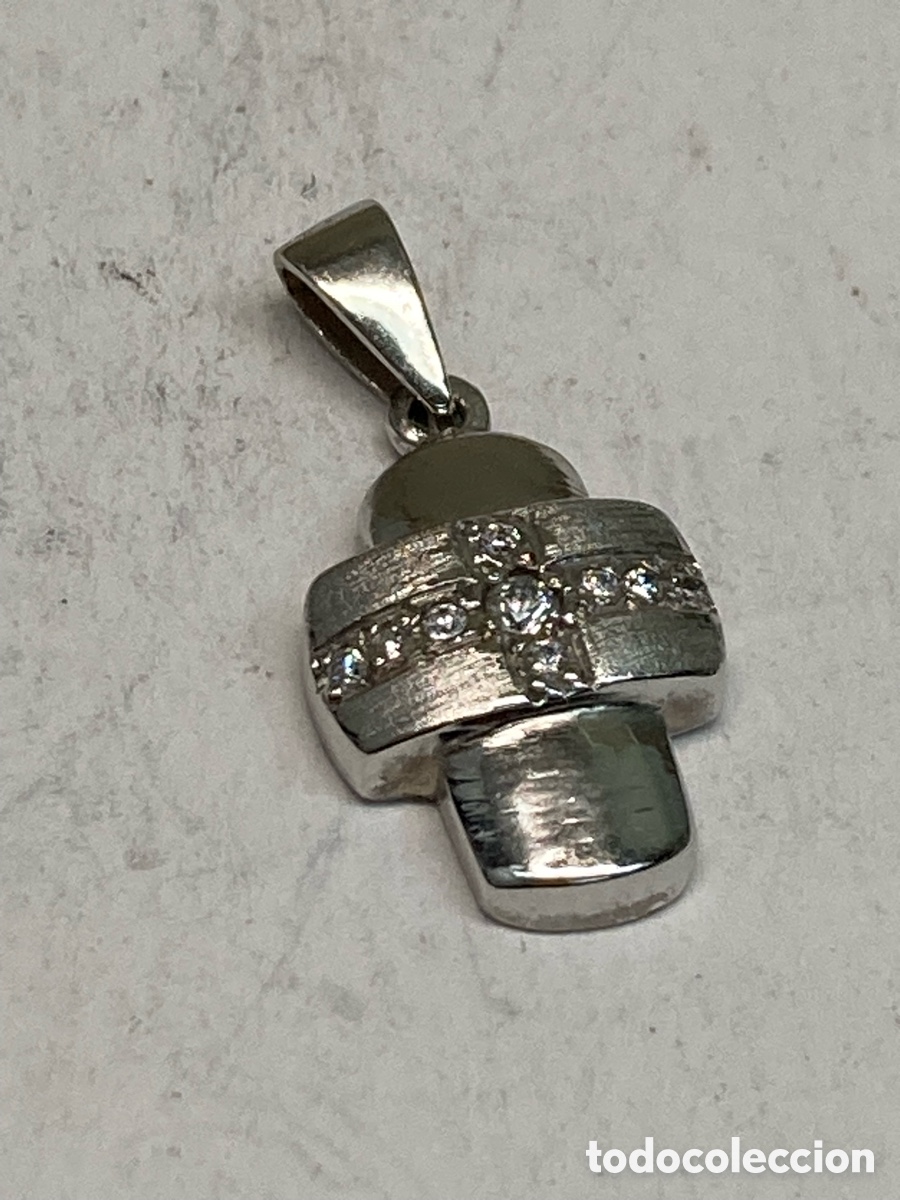 Antig&uuml;edades: Cruz de plata religiosa C417 - Foto 1