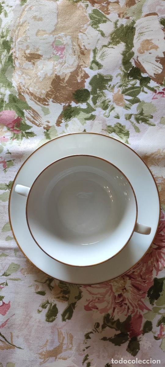 Antig&uuml;edades: Tazas consom&eacute; Bidasoa - Foto 1