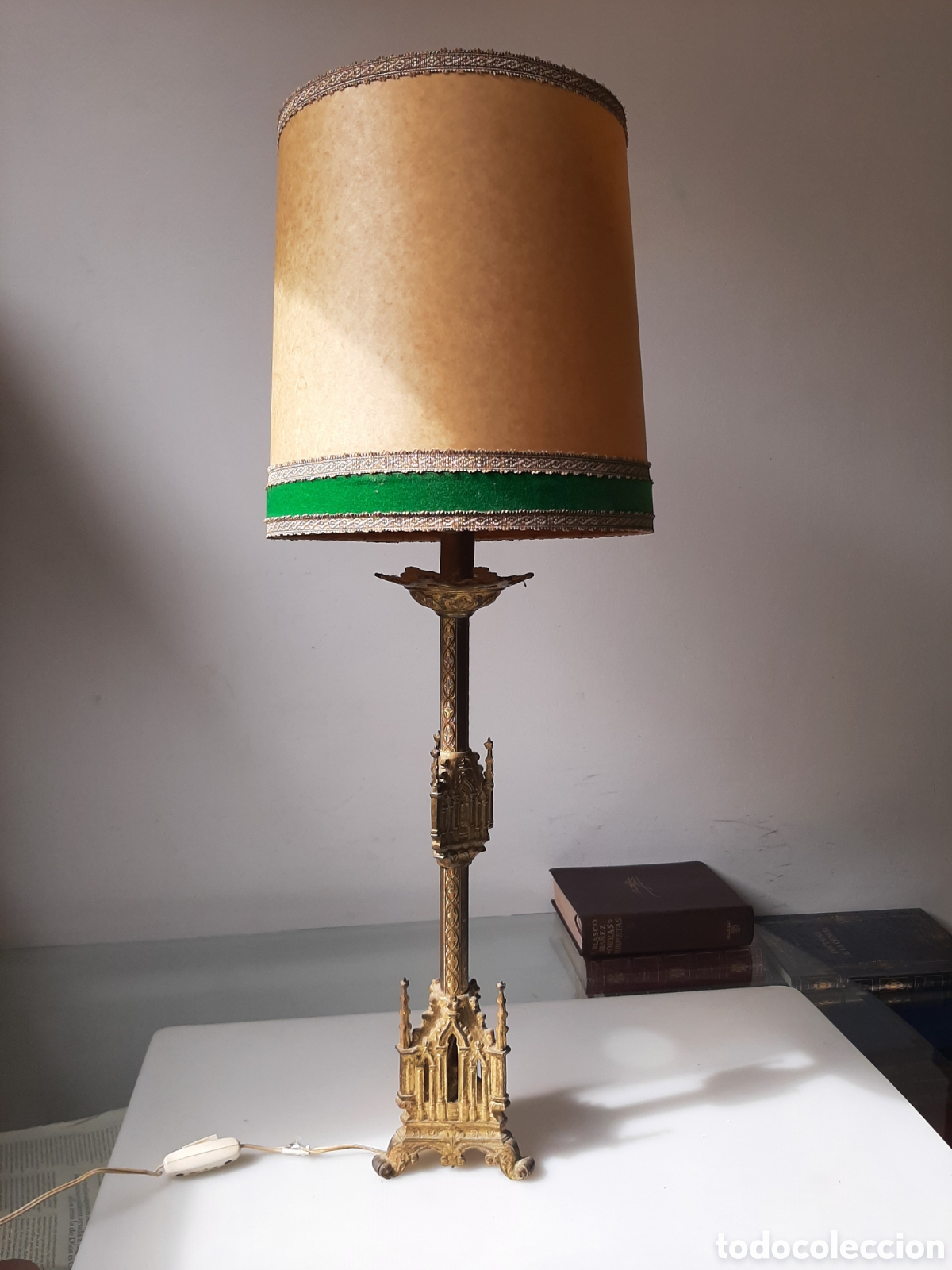 Antig&uuml;edades: L&aacute;mpara de Lat&oacute;n y Bronce de Catedral - Foto 1