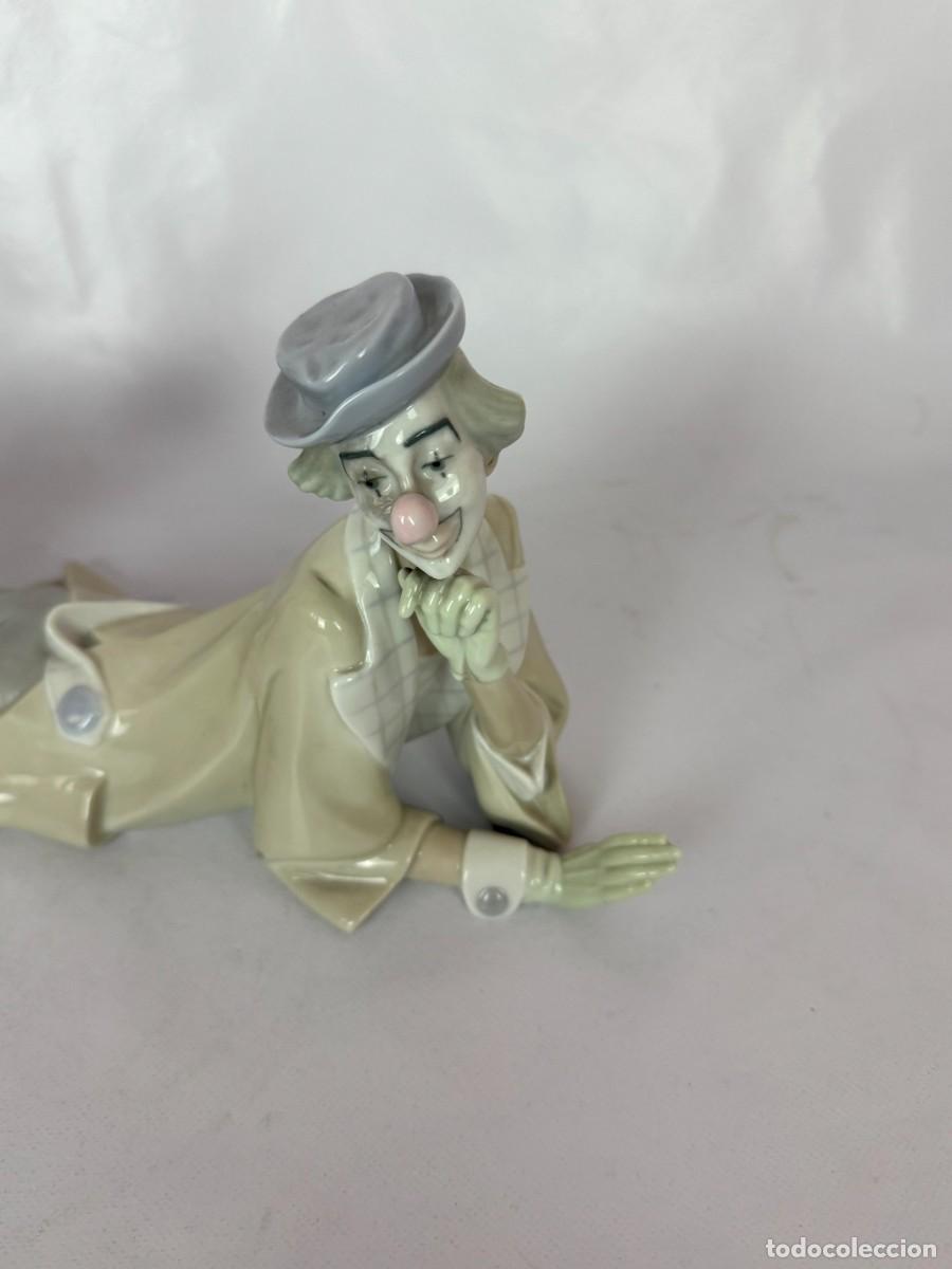 Antig&uuml;edades: LLADRO PAYASO ECHADO - Foto 3