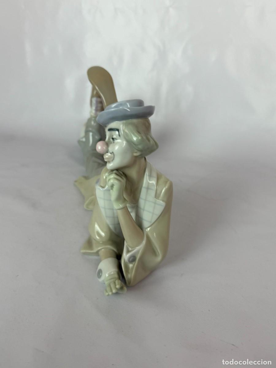 Antig&uuml;edades: LLADRO PAYASO ECHADO - Foto 4