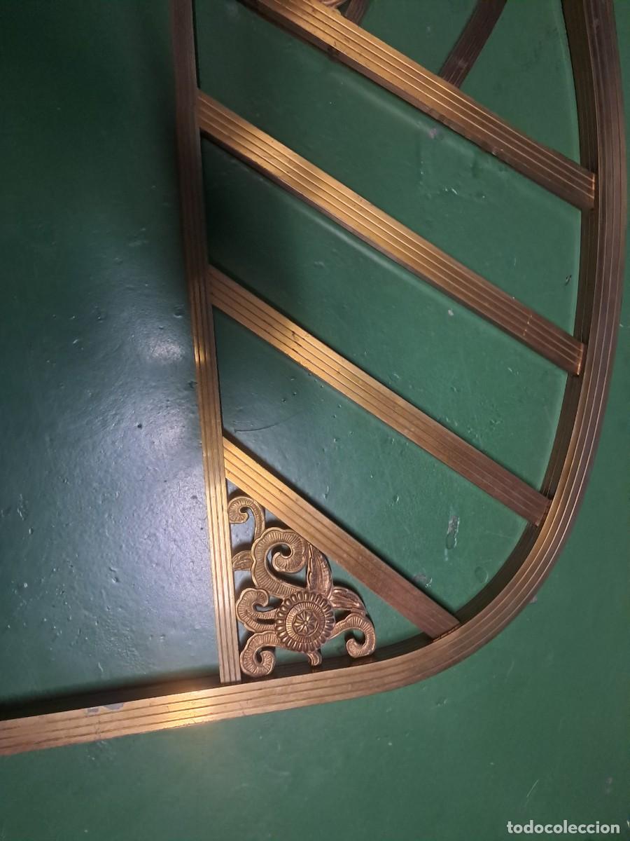 Antig&uuml;edades: CABECERO Y PIE DE CAMA LAT&Oacute;N VINTAGE - Foto 6