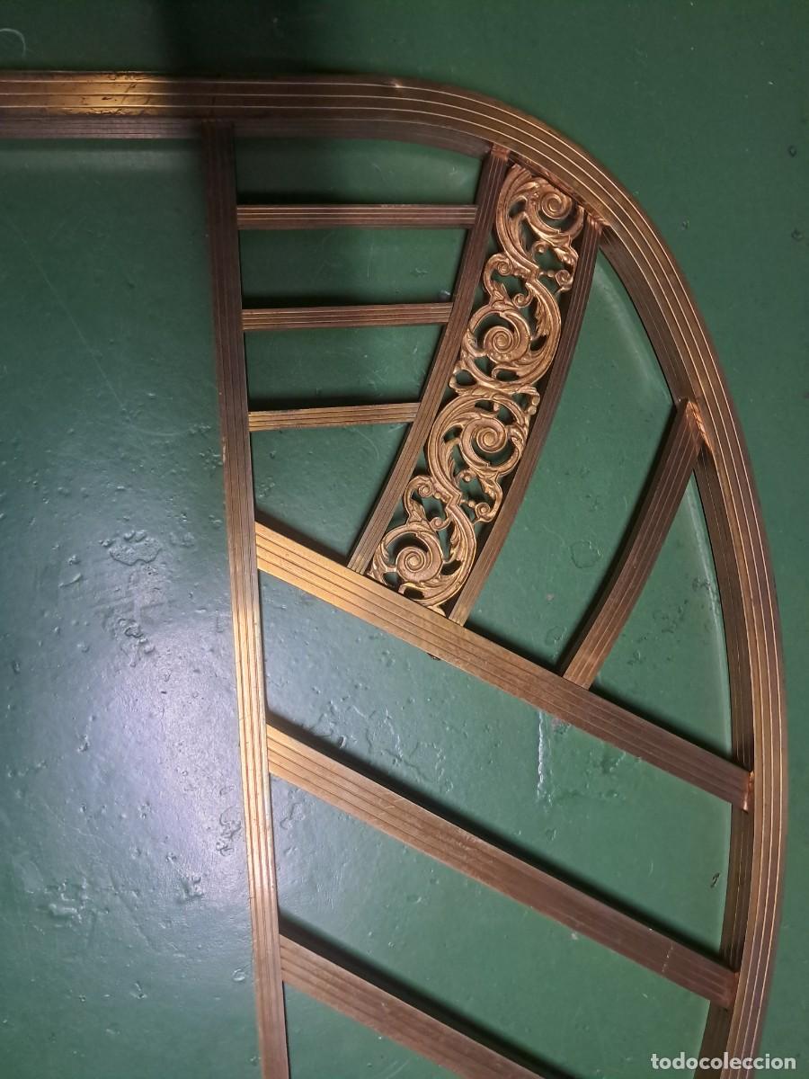 Antig&uuml;edades: CABECERO Y PIE DE CAMA LAT&Oacute;N VINTAGE - Foto 7