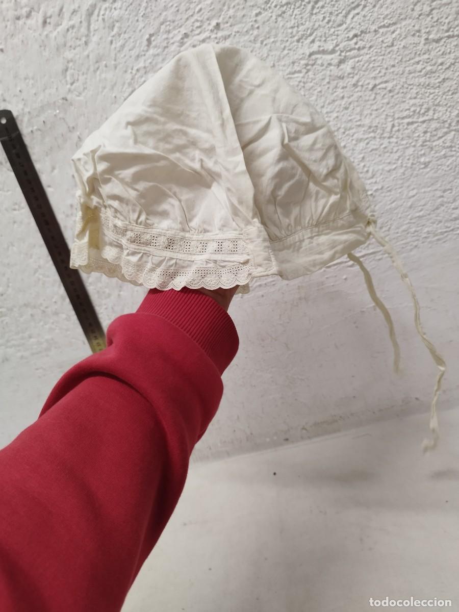 Antig&uuml;edades: Antiguo gorro de dormir. - Foto 1
