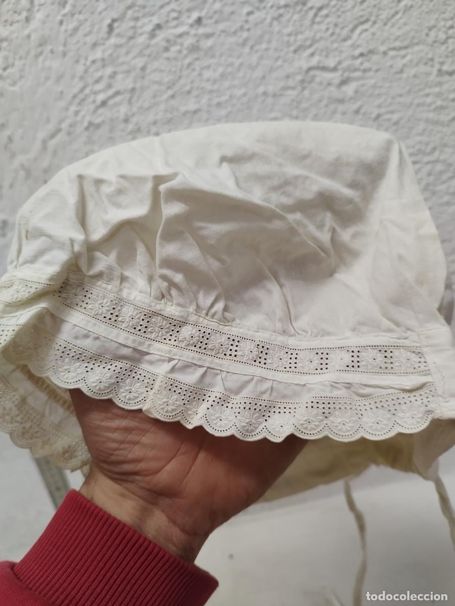 Antig&uuml;edades: Antiguo gorro de dormir. - Foto 2