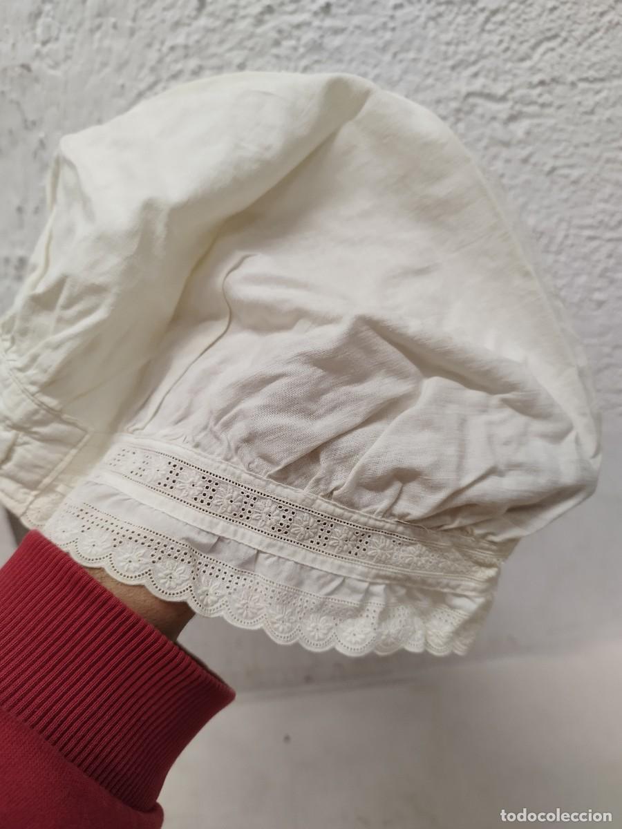 Antig&uuml;edades: Antiguo gorro de dormir. - Foto 3