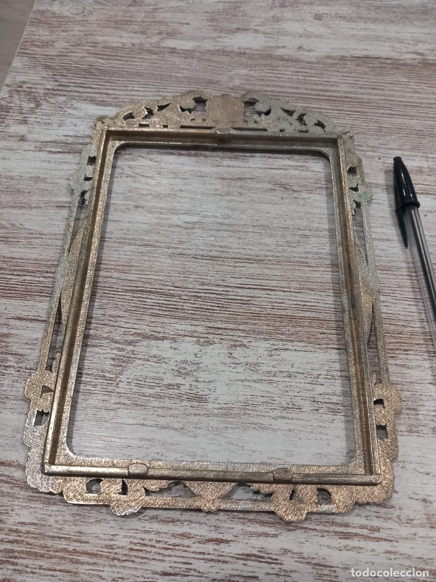 Antig&uuml;edades: Marco de metal antiguo - Foto 2