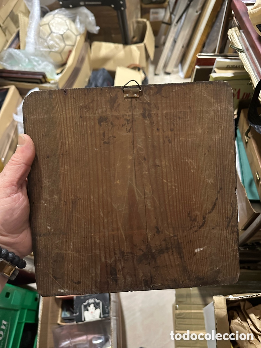 Antig&uuml;edades: Placa tallada en madera horiscopo aries - Foto 8