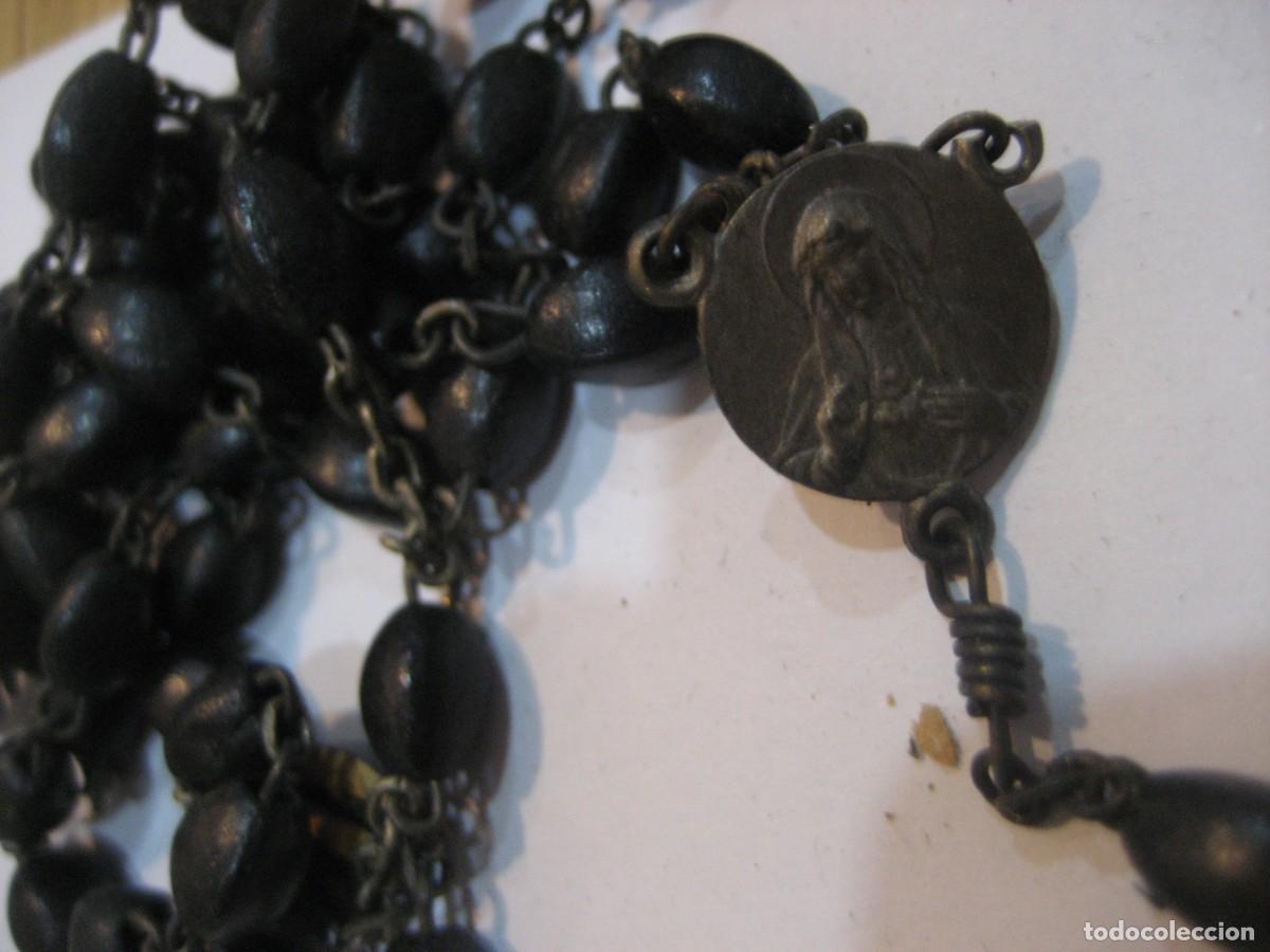 Antig&uuml;edades: 3 rosarios y 1 cruz de madera . - Foto 17