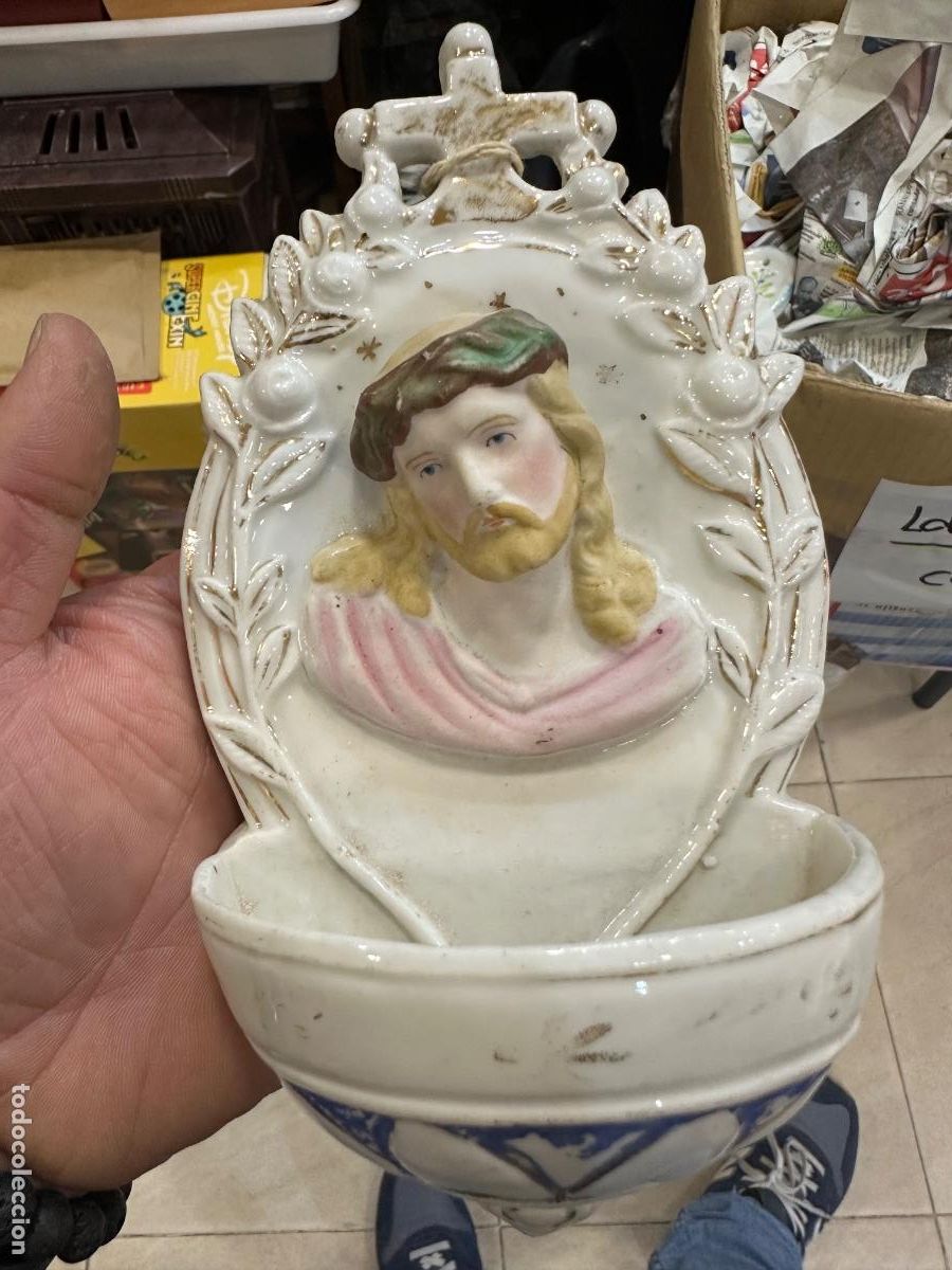 Antig&uuml;edades: Preciosa benditera isabelina - Foto 3