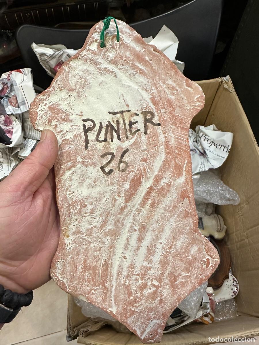 Antig&uuml;edades: Bonito benditera porcelana esmaltada - Foto 4